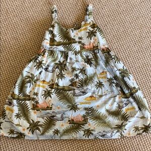Tropical Print Kids Dress